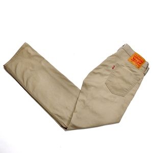 LEVI'S 513 Twill Khaki Jeans Men's Size 30 x 30